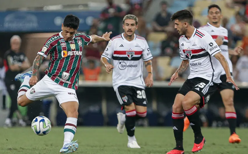 Fluminense vence São Paulo em “jogo das faixas“ marcado por cartões e  lesões